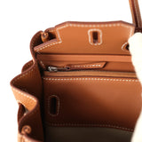 Pre-owned Hermes 3 en 1 Birkin 30 Gold Togo and Swift Palladium Hardware - Thumbnail View 14