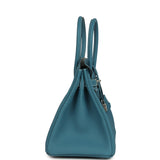 Hermes Birkin 30 Blue Jean Togo Palladium Hardware