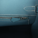 Hermes Birkin 30 Blue Jean Togo Palladium Hardware