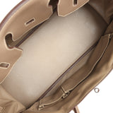 Vintage Hermes Shoulder Birkin 42 JPG Etoupe Clemence Palladium Hardware - Thumbnail View 8