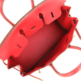 Hermes Birkin 25 Rouge Piment Swift Gold Hardware - Thumbnail View 8