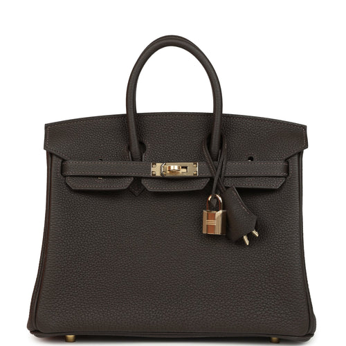 Hermes Birkin 25 Bai-Brun Togo Permabrass Hardware
