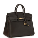 Hermes Birkin 25 Bai-Brun Togo Permabrass Hardware