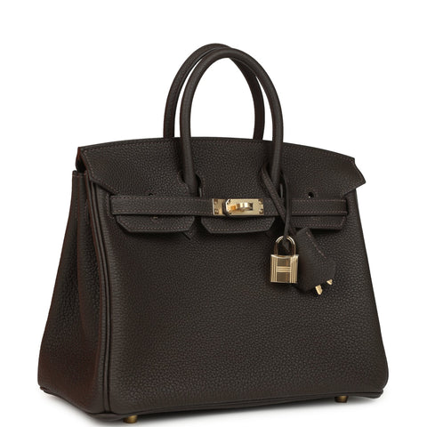 Hermes Birkin 25 Bai-Brun Togo Permabrass Hardware