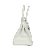 Hermes Special Order (HSS) Birkin 30 White Clemence Brushed Palladium Hardware - Thumbnail View 4