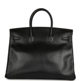Vintage Hermes Birkin 35 Black Box Gold Hardware - Thumbnail View 4