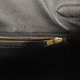 Vintage Hermes Birkin 35 Black Box Gold Hardware - Thumbnail View 9