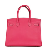Pre-owned Hermes Birkin 30 Rose Tyrien Epsom Gold Hardware