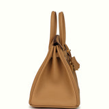 Hermes Birkin 25 Biscuit Swift Gold Hardware - Thumbnail View 3