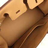 Hermes Birkin 25 Biscuit Swift Gold Hardware - Thumbnail View 8