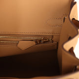 Hermes Birkin 25 Biscuit Swift Gold Hardware - Thumbnail View 9