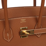 Hermes Birkin 35 Gold Togo Gold Hardware - Thumbnail View 7