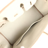 Hermes Birkin 25 Beton Matte Alligator Palladium Hardware - Thumbnail View 8