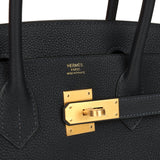Hermes Birkin 30 Caban Togo Brushed Gold Hardware - Thumbnail View 7