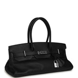 Vintage Hermes Shoulder Birkin 42 JPG Black Clemence Gold Hardware - Thumbnail View 2