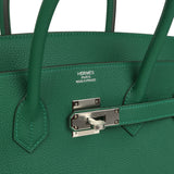 Hermes Birkin 35 Vert Moyen Togo Palladium Hardware