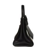 Hermes Birkin 35 A L'Envers Black-Ecru Toile H Canvas and Black Volupto Palladium Hardware