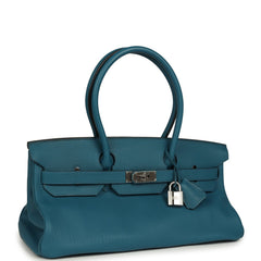 Vintage Hermes Shoulder Birkin 42 JPG Cobalt Togo Palladium Hardware