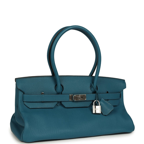 Vintage Hermes Shoulder Birkin 42 JPG Cobalt Togo Palladium Hardware