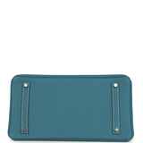 Hermes Birkin 35 Blue Jean Togo Palladium Hardware