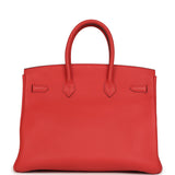 Hermes Birkin 35 Bougainvillea Clemence Palladium Hardware
