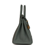 Hermes Birkin 25 Vert Amande Togo Gold Hardware