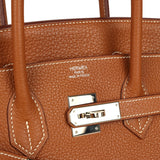 Pre-owned Hermes Birkin 35 Gold Togo Palladium Hardware - Thumbnail View 7