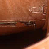 Pre-owned Hermes Birkin 35 Gold Togo Palladium Hardware - Thumbnail View 9