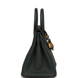 Hermes Birkin 25 Vert Fonce Togo Gold Hardware