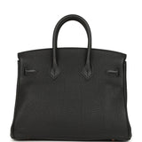 Hermes Birkin 25 Black Togo Rose Gold Hardware