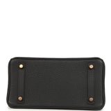 Hermes Birkin 25 Black Togo Rose Gold Hardware