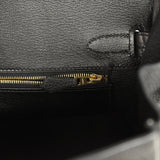 Hermes Birkin 30 Black Togo and Matte Alligator Touch Gold Hardware