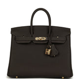 Hermes Birkin 25 Bai-Brun Togo Permabrass Hardware