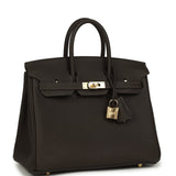 Hermes Birkin 25 Bai-Brun Togo Permabrass Hardware