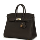 Hermes Birkin 25 Bai-Brun Togo Permabrass Hardware