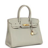 Hermes Birkin 30 Gris Perle Togo Gold Hardware - Thumbnail View 2