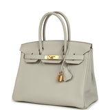 Hermes Birkin 30 Gris Perle Togo Gold Hardware - Thumbnail View 5