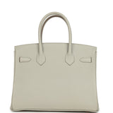 Hermes Birkin 30 Gris Perle Togo Gold Hardware - Thumbnail View 4