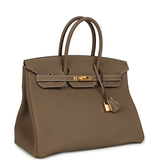 Hermes Birkin 35 Etoupe Togo Gold Hardware - Thumbnail View 2