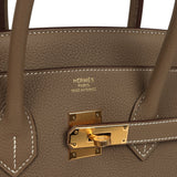 Hermes Birkin 35 Etoupe Togo Gold Hardware - Thumbnail View 7