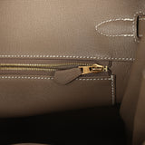Hermes Birkin 35 Etoupe Togo Gold Hardware - Thumbnail View 9