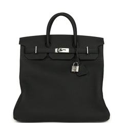 Hermes HAC Birkin 40 Black Togo Palladium Hardware