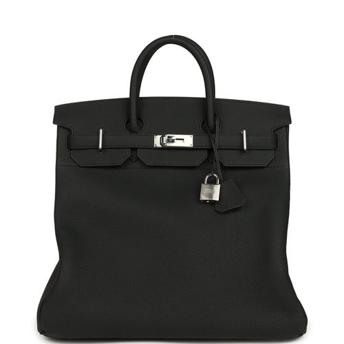 Hermes HAC Birkin 40 Black Togo Palladium Hardware