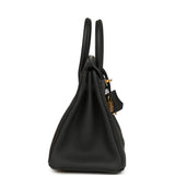 Hermes Birkin 25 Black Togo Gold Hardware