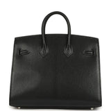 Hermes Birkin Sellier 20 “Bouclerie Moderne Casaque” Black Chevre Chamkila Palladium Hardware - Thumbnail View 4