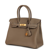 Hermes Birkin 30 Etoupe Togo Brushed Gold Hardware - Thumbnail View 5