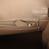 Hermes Birkin 30 Etoupe Togo Brushed Gold Hardware - Thumbnail View 9