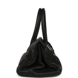 Vintage Hermes Shoulder Birkin 42 JPG Black Clemence Palladium Hardware - Thumbnail View 3