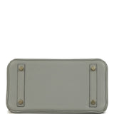 Hermes Birkin 25 Gris Mouette Togo Gold Hardware