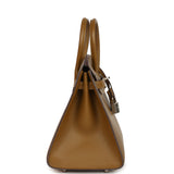 Pre-owned Hermes Birkin Sellier 25 Bronze Dore Madame Palladium Hardware - Thumbnail View 3